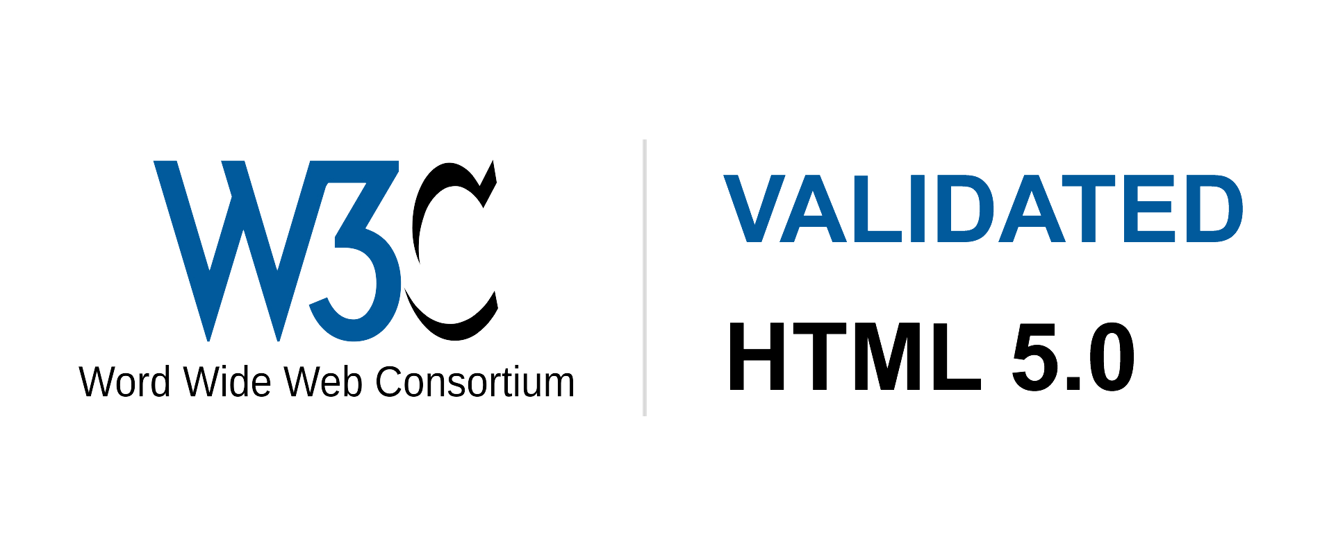 Valid html 5.0 certification banner